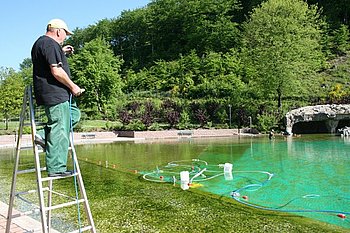 Bereit f�r die warme Jahreszeit: Das Waldseebad �ffnet am 16. Mai