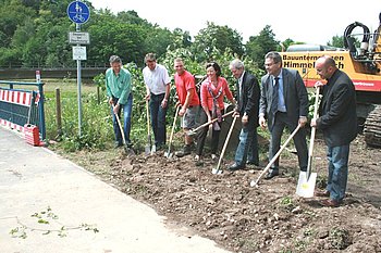 spatenstich zur wasserkraftanlage h�rden