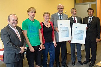 Partnerschaft, die allen zugutekommt: Das Goethe-Gymnasium entschied sich f�r das KIT. Foto: privat<br />
 