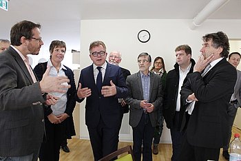 CDU-Spitzenkandidat Guido Wolf zu Besuch im Gerhard-Eibler-Haus der Gaggenauer Altenhilfe. Foto: StVw
